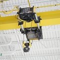 Single Girder Overhead Crane Light Weight Remote Control European Style