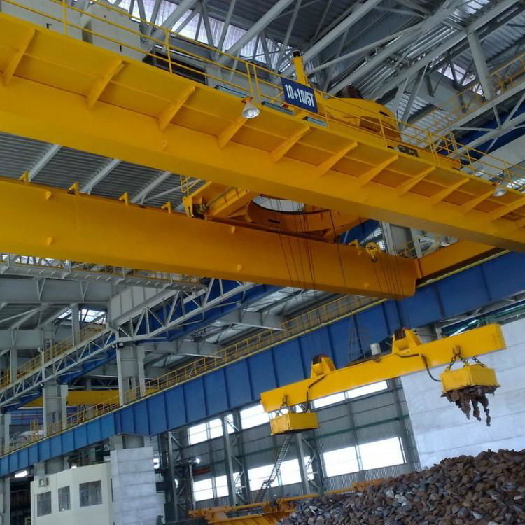 5T QL Span 16m Height 8m Double Girder Overhead Crane A5 A7 Work Duty 4