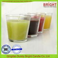 OEM/ODM Professional brand custom small glass jars soybean wax candle 1