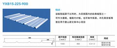 上海鋼結構維護廠家YX15-225-900彩鋼板