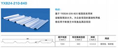 上海鋼結構維護廠家YX25-210-840彩鋼板