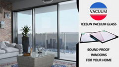 Thin Vacuum Glass 8.3mm With Noise Reduction