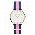 Simple Casual PU Leather Wristwatch Quartz Watches For Women 4