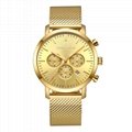 Men's Quartz Watches Waterproof Chronograph Business Waterproof Wrist Watch 4