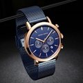 Men's Quartz Watches Waterproof Chronograph Business Waterproof Wrist Watch 5