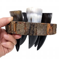 Buffalo Horn Viking Set