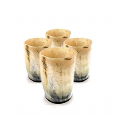 Buffalo Horn Glass 4 Piece Set