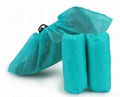 Non Woven Shoe Cover      disposable blue shoe      2