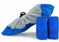 Non Woven Shoe Cover      disposable blue shoe      3