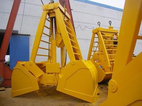 Crane Used Electric Hydraulic Multi-flap Grab 3