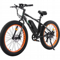 Electric Bike 26" X 4" Fat Tire Bicycle 500W 36V 12.5AH Battery EBike Beach Moun
