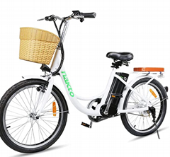 Electric Bike 250W Electric Bicycle Sporting City Ebike for Female with 36V 10Ah