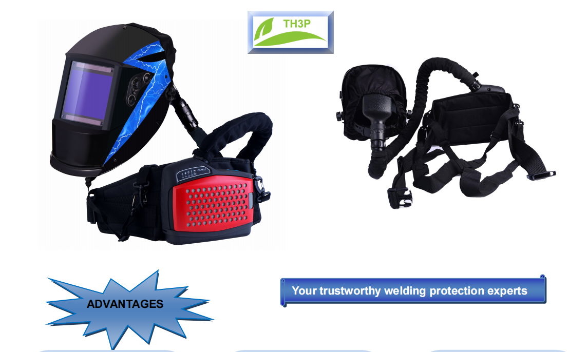 PAPR welding helmet