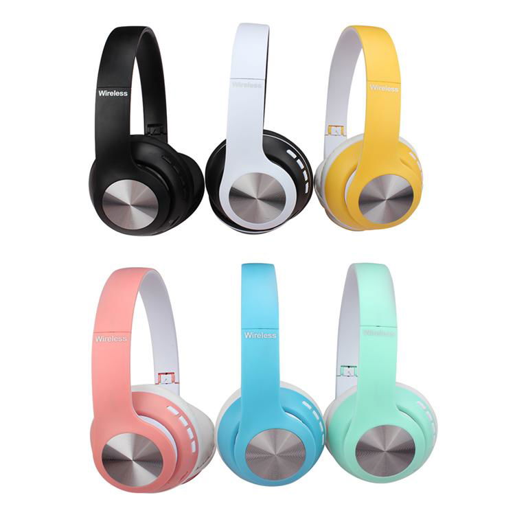 BG66BT Wireless Headphone Soft Wear Heavy Bass Headset 