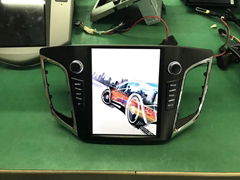 10.4 tesla android car dvd gps for Hyundai Creta car dvd