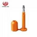 bolt security seal for container with logo and barcode 3