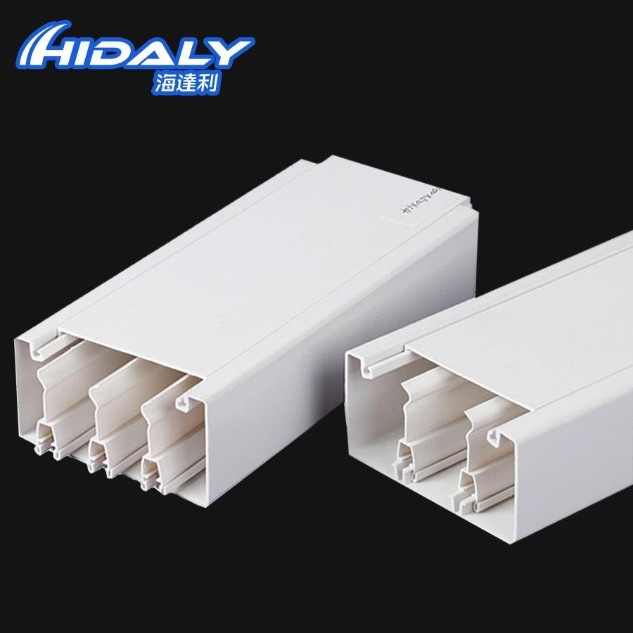 China supplier hot sale 100x50mm Compartment Trunking for Chile Market Canaleta