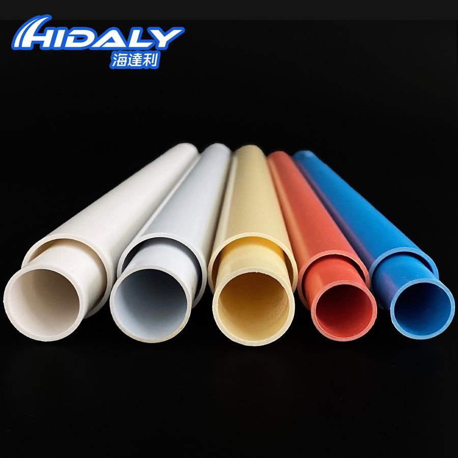 PVC Electrical Conduit 20mm Fireproof Anti-uv Wire Cover Wiring Tube Plastic Ele 2