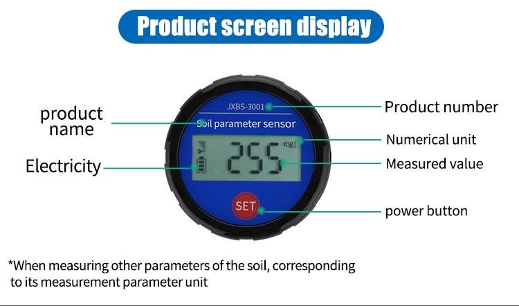 [JXCT] Digital Soil Meter Portable Soil Nutrient Sensor Soil Water Meter  2