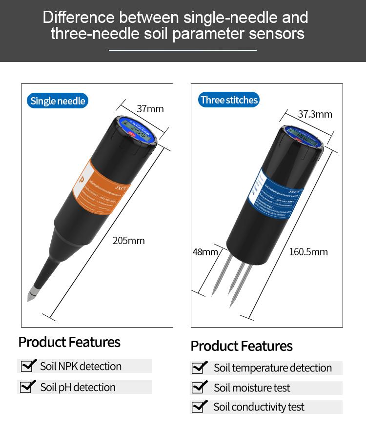 [JXCT] Digital Soil Meter Portable Soil Nutrient Sensor Soil Water Meter  3