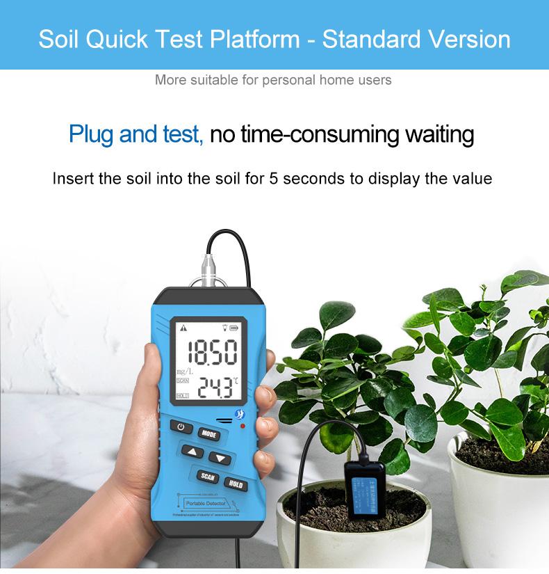 [JXCT] Economic Version Soil PH EC NPK EC Temperature and Mosture Monitoring Sen 2