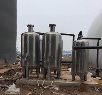 南京恆清廠家生產 汽水分離器 沼氣脫水罐 沼氣淨化設備 φ1000 2