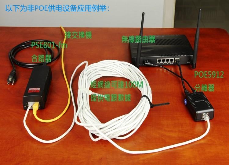 POE injector  POE供电器   PSE156G   POE电源 5