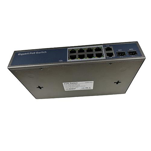 GPSE1082S 12-port Gigabit 8-port Poe switch standard IEEE802.3at/af 5