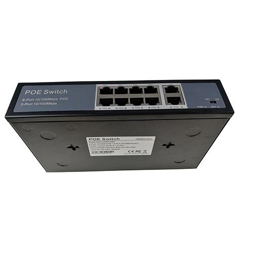 PSE1008E 10-port 100m 8-port Poe switch standard ieee802.3at/af 3