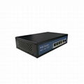 PSE6504GF 6-port Gigabit 4-port Poe switch standard ieee802.3at/af 2