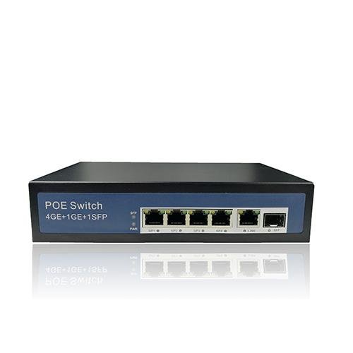 PSE6504GF 6-port Gigabit 4-port Poe switch standard ieee802.3at/af