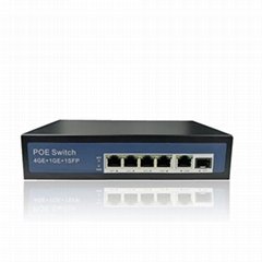 PSE6504GF 6-port Gigabit 4-port Poe switch standard ieee802.3at/af
