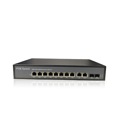 PSE8022G 12-port Gigabit 8-port Poe switch standard ieee802.3at/af