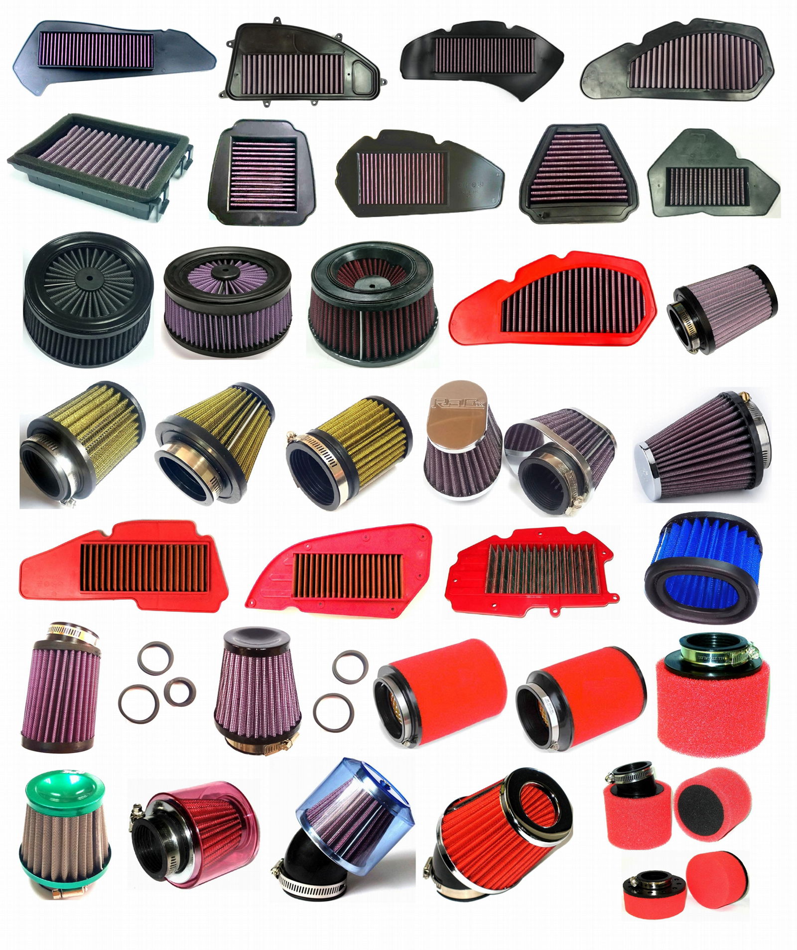 TA1236A      52S-E4451-00 YAMAHA S-MAX 155 X-ENTER 125-150 air filter  4