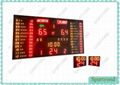 Electronic basketball scoreboard