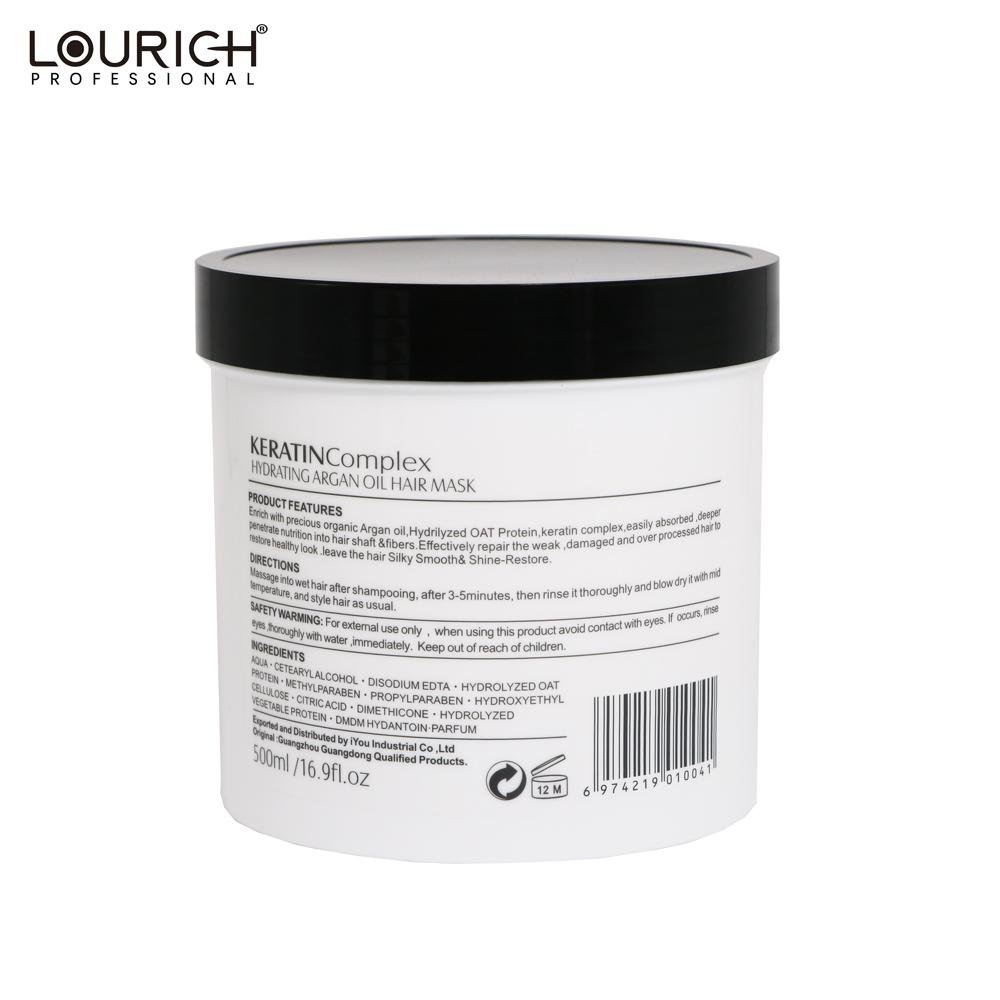 LOURICH keratin complex damaged repairing hair mask 500ml 4