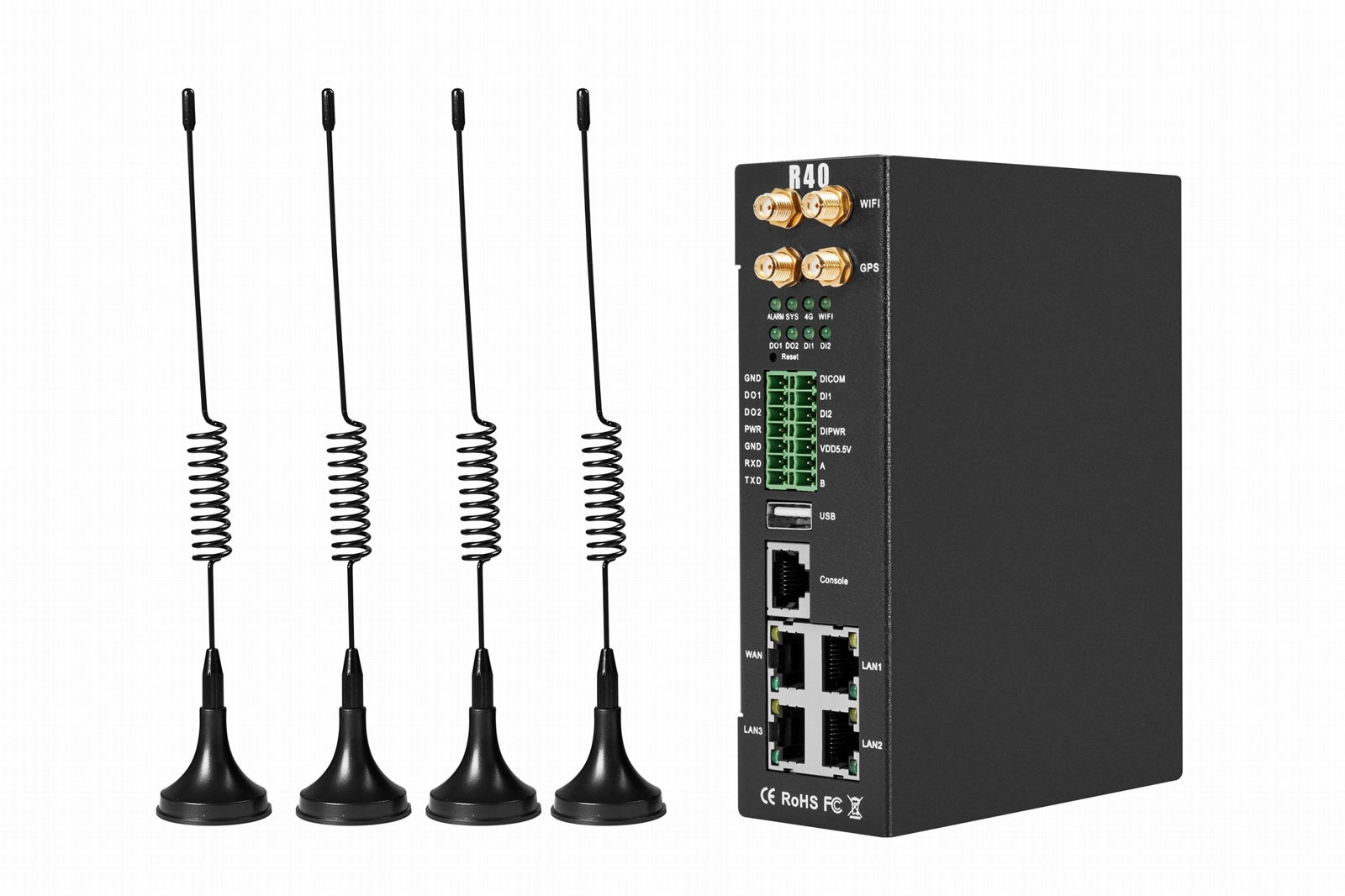 R40 4g lte router Remote CCTV enviroment monitoring IIot solution 2