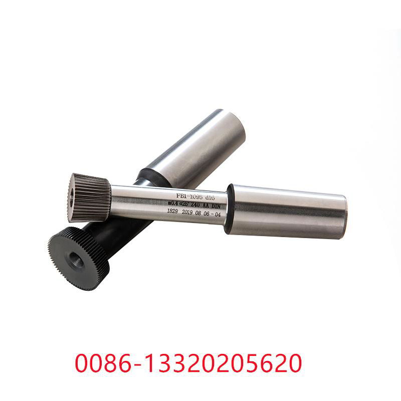 Taper shank straight tooth gear shaper cutter with feeler