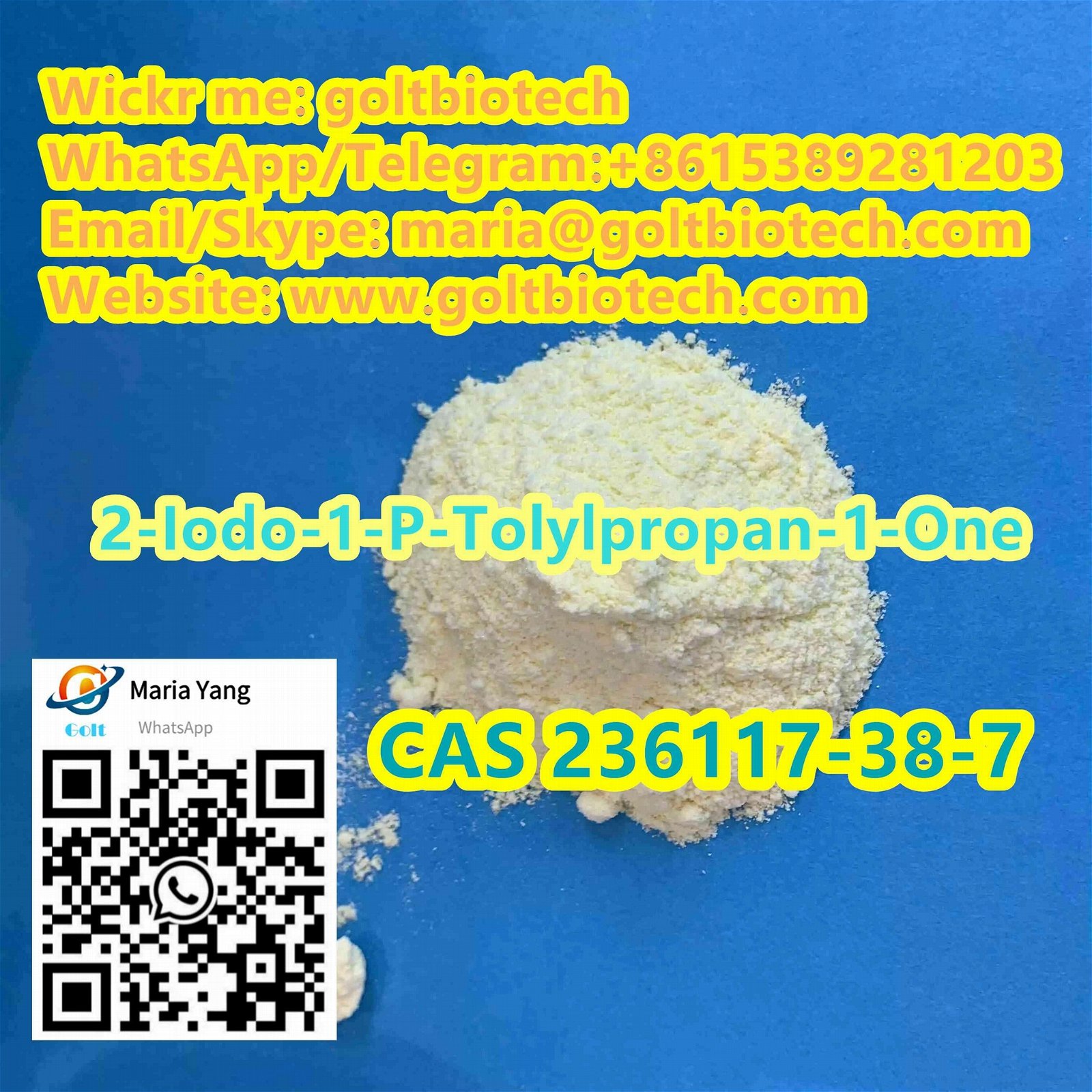 Free customs clearance CAS 236117-38-7 2-iodo-1-p-tolyl-propan-1-one supplier 5