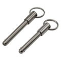 Ball Lock Pin Pull Ring Stainless Steel