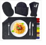 Absorbent Felt Table Placemat Sets