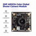 AR0234 Color Global Shutter USB Camera Module