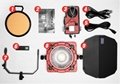160W LED Outdoor Zoom Spotlight Film-Level Light Source Professional Photography