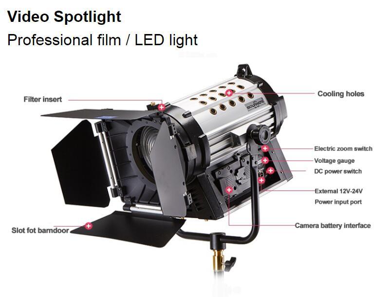 200W LED portable led video light photography equipment photo studio light 3