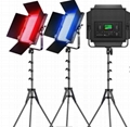 K80RGB Colorful RGB LED Panel Lighting metal panel camera Photographic lighting