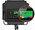 K80RGB Colorful RGB LED Panel Lighting metal panel camera Photographic lighting
