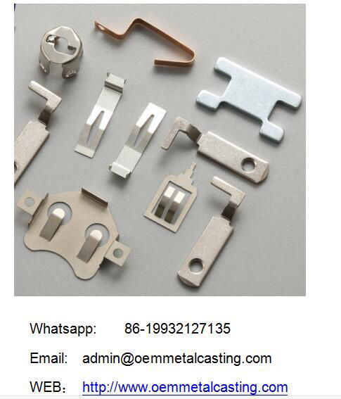  stamping parts metal electrical contact spring custom neckeling metal stamping  3