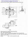 QLP steel ball shaft coupling with brake disc 2