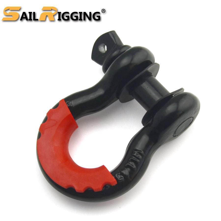 Galvanized forged marine parts g80 shackle 34 2