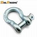 Galvanized forged marine parts g80 shackle 34 3